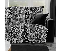 PETTI ARTIGIANI ITALIANI - Fundas Sofa, Funda Sofa 1 Plaza, Funda de Sofa Reversible, Cubre Sofas, Funda de Sofa y Funda de Sillon, 100% Made in Italy, Flores Blancas