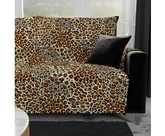 PETTI ARTIGIANI ITALIANI - Fundas Sofa, Funda Sofa 4 Plaza, Funda de Sofa Reversible, Cubre Sofas, Funda de Sofa y Funda de Sillon, 100% Made in Italy, Flores Negras