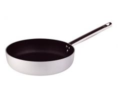 Ollas Agnelli Platinum Straight to SartÃ©n, de Aluminio, con Mango Tubular en Acero Inoxidable, Plata, 28 cm