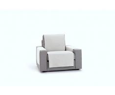 Eysa Levante Funda de sofá, Algodón, Blanco, 1 Plaza