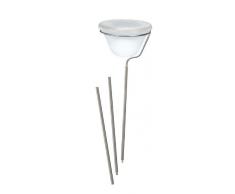 Esotec Design 102026 - Lámpara de pie solar (cálida luz blanca)