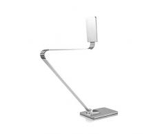 Trae - Lámpara de escritorio LED Muse² aluminio, con cargador USB