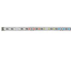 Paulmann 706.34 Cinta Luminosa Universal Strip Light Interior LED 100 cm - Cinta Luminosa (Universal Strip Light, Interior, Plata, De plÃ¡stico, III, Blanco cÃ¡lido)