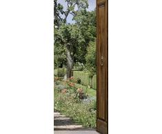 Plage Mi JardÃ­n Trampantojo de Puerta, Vinilo, Multicolor, 83x204 cm