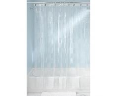 InterDesign - Glass block - Cortina para ducha - 183 x 183 cm - Glaseado