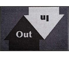 Wash+Dry - Alfombra In & out 50x75, Gris