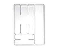 Excelsa Arco Iris 6 Compartimentos Blanco Bandeja de cajón para Cubiertos