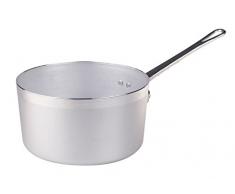 Ollas Agnelli fama524Â Cacerola Alta con Mango, Aluminio, Plata