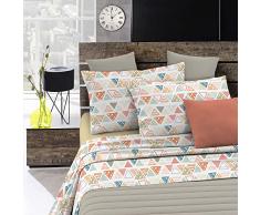 Italian Bed Linen Fantasy sà bana de Cama de fantasÃa en Microfibra Impresa, Different, Doble