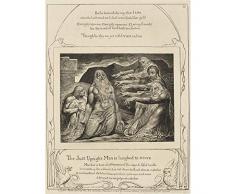 Blake Job Rebuked By His Friends 1825 Painting Art Print Canvas Premium Wall Decor Poster Mural Pintura pared Pï¿½ster