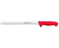 ARCOS Cuchillo Salmón / Cuchillo Pescado 12 pulgadas Acero Inoxidable y Hoja 300 mm, Mango ergonómico polipropileno, Serie 2900, Cuenta con diferentes colores mango facilitar su uso, Color rojo