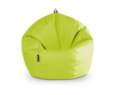 HAPPERS Puff Pelota Polipiel Indoor Verde