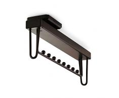 Emuca 7086513 Perchero Colgador, MarrÃ³n Oscuro, 47x18.5x9.5 cm