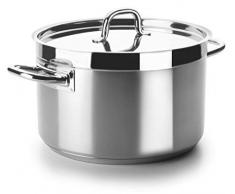 Lacor - 54021s - Cacerola Alta Sin Tapa Chef Luxe 20 Cm Inox