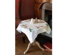 Vervaco PN-0154987 - Mantel de algodÃ³n con estampado nÃ³rdico, multicolor, aprox. 80 x 80 cm / 32 x 32