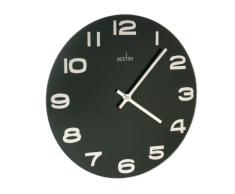 Acctim 27003 Mika Reloj de Pared, Color Negro