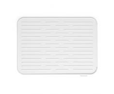 Brabantia Alfombrilla Escurreplatos de Silicona, Gris Claro, 43.8Â x 32.5Â x 0.9Â cm