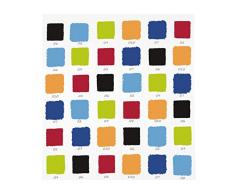 Opportunity 11K10000010+HOOK Cortina de Baño Colorama con anillas PEVA 180x200 cm