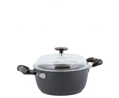 Sambonet 51007-74 1965 Vintage Quarzo Nero - Olla (Aluminio)