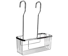 Aquagrif Jabonera de acero inoxidable para colgar en grifo C07