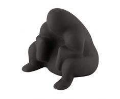 Alessi Tope de DiseÃ±o para Puerta en Resina TermoplÃ¡stica, Negro, Ãºnica