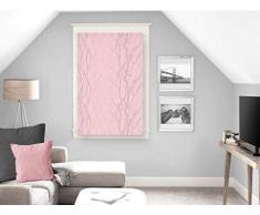 Par de Mini visillos 60 x 90 cm Liane Rosa de Soleil dOcre