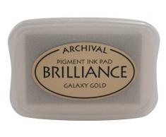 Tsukineko BR000091 - Almohadilla de tinta, color dorado