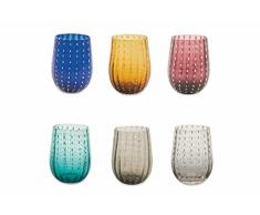 Villa d Este Home Tivoli Shiraz Juego Vasos Agua, FRAC, 6Â Unidad