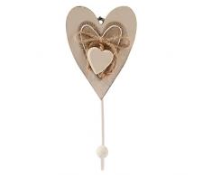 Clayre & Eef 6H1292 - Gancho de Pared (7 x 3 x 15 cm)