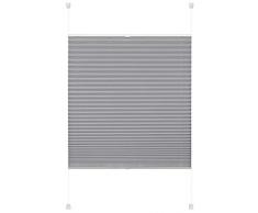 Deco Company Estor Plisado poliéster Gris, 70 x 130 cm