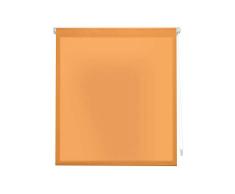 Blindecor Aure | Estor enrollable Easyfix translúcido liso - Naranja, 42 x 180 cm (ancho por alto) | Tamaño de la Tela 39 x 175 cm | Estores sin herramientas para ventanas