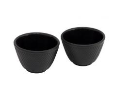 Bredemeijer G004Z - Tazas de tÃ© Jang, negro (juego de 2)