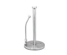 NERTHUS FIH 260 - Soporte de papel de cocina en Acero Inoxidable con brazo movil para la sujeciÃ³n del papel