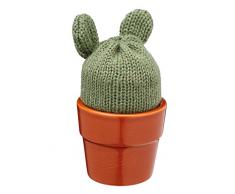 KitchenCraft KCEGGCACTI - Huevera, color verde y marrón