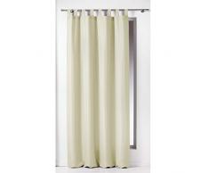 DOUCEUR DINTERIEUR - 1600523, Cortina Trabillas, 140 X 260 Cm, Essentiel, Poliéster Liso, Beige