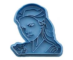Cuticuter Bestia Cortador de Galletas, DiseÃ±o Bella 2017, Azul, 8x7x1.5 cm