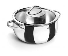 Lacor - 79016 - Cacerola Con Tapa Belly 16 cm. Inox
