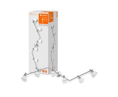 LEDVANCE LED Foco, foco de 6 llamas de calidad fabricado en aluminio, apto para paredes y techos interiores, lÃ¡mparas reemplazables G9 de 2W incluidas, blanco cÃ¡lido (2700K), LED SPOT G9 6x2W