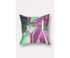 Lulu Home - Funda de Almohada, Multicolor, 45 x 45 cm