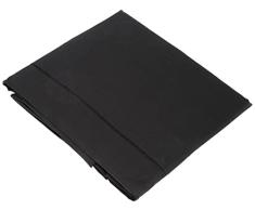 Eminza Funda para Almohada con Volante Comodidad Negro