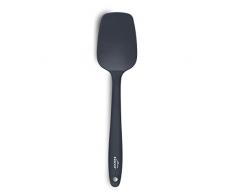 Lacor - 64463 - Cuchara Cocina Grey, Cuchara Silicona, Utensilios de Cocina, Mango ErgonÃ³mico, Antiadherente, Resistente a Altas Temperaturas, Apta para Lavavajillas, Longitud 27,5 cm