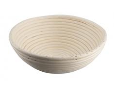 Zenker Cesta de fermentaciÃ³n redonda de 27 cm de diÃ¡metro â Cesta de fermentaciÃ³n de ratÃ¡n natural para pan casero â Suministra oxÃ­geno a la masa para panes sueltos y aireados