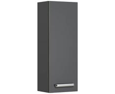 Pelipal 311 Mainz - Armario de Pared, Madera, Color Antracita Brillante, 20,0 x 25,0 x 70,0 cm