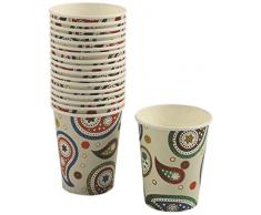 Villa dEste 2301715 Cachemire Juego de 20 Vasos de Papel