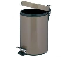 kela Papelera de Metal, de Color marrón, 3 L