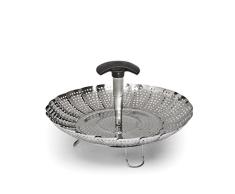 OXO Good Grips â Vaporera para olla Pop-Up (aparece y desaparece) con cesta, ideal para cocinar al vapor
