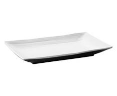 Lacor - 63165 - Fuente Fuji Rectangular De Melamina 29x18x3 cm - Blanco