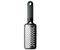 Microplane Serie Home Rallador Doble, Acero Inoxidable, Negro, 27.10x7.10x2.10 cm