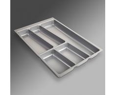 So De Tech® Cubiertos Orga de Box II para nobilia 40 cajón (462 x 305 mm) Color Gris