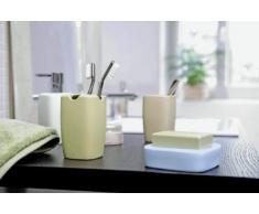 Spirella 42,0 x 11,5 x 11,5 cm, Marrón colección Retro, Escobilla para el Inodoro, Gres